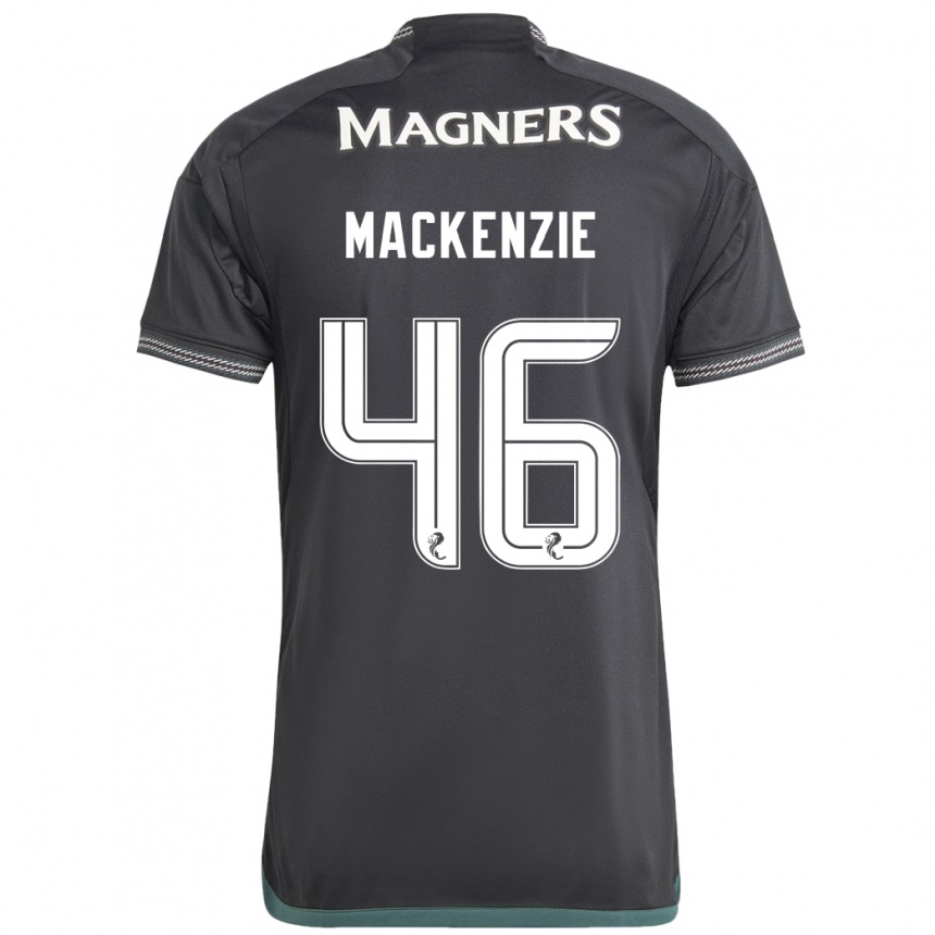 Vaikiškas Magnus Mackenzie #46 Juoda Išvykos Marškinėliai 2023/24 T-Shirt