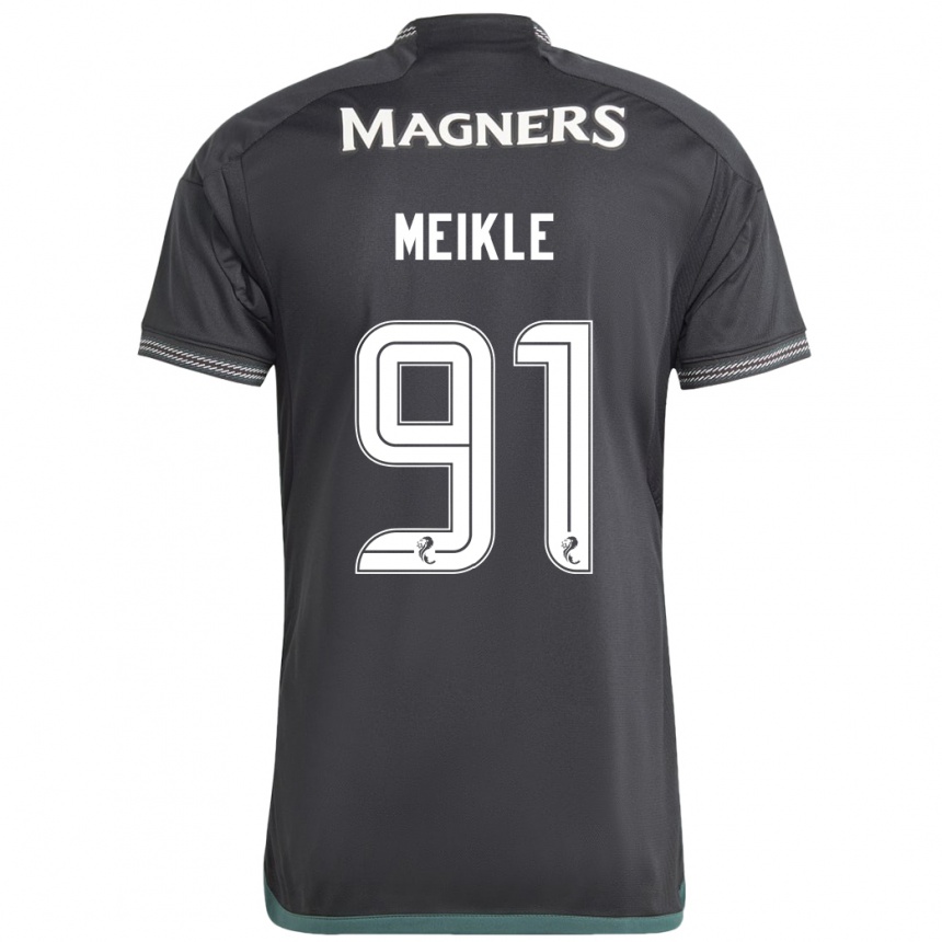 Vaikiškas Jamie Meikle #91 Juoda Išvykos Marškinėliai 2023/24 T-Shirt