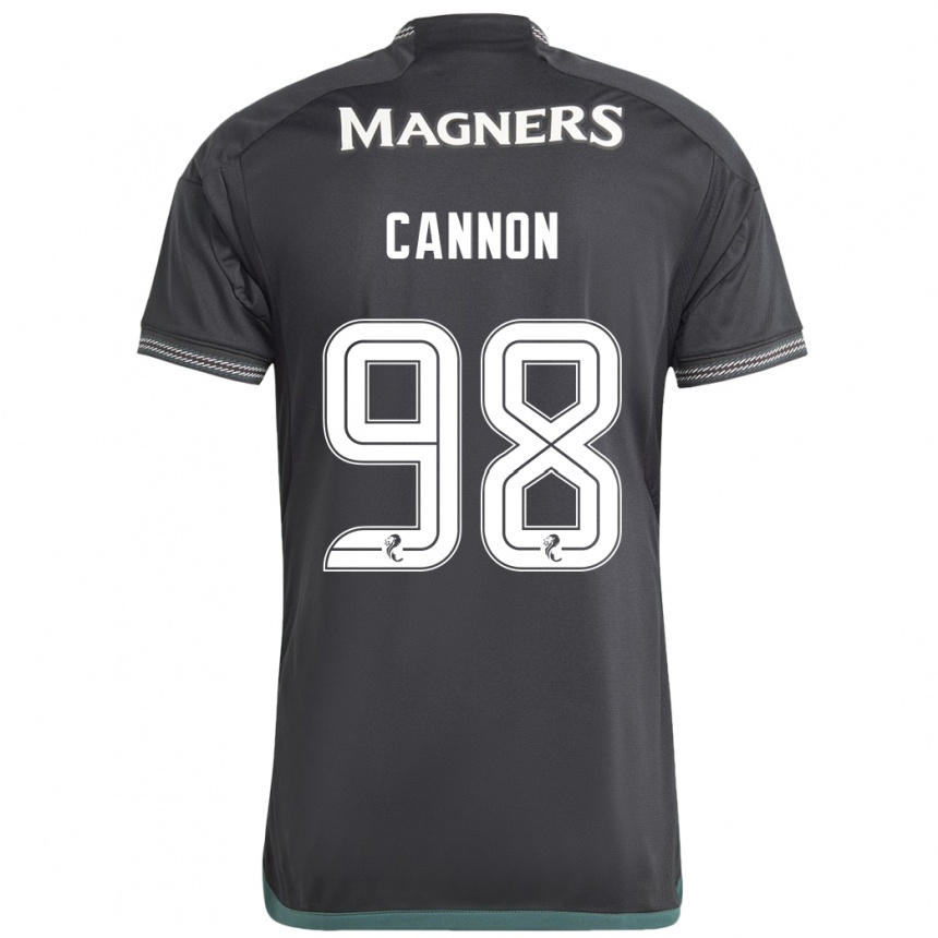 Vaikiškas Aidan Cannon #98 Juoda Išvykos Marškinėliai 2023/24 T-Shirt