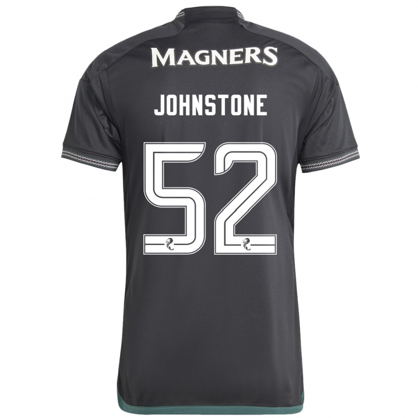 Vaikiškas Rachael Johnstone #52 Juoda Išvykos Marškinėliai 2023/24 T-Shirt