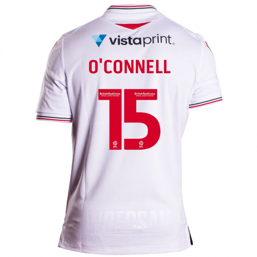 Vaikiškas Eoghan O'connell #15 Baltas Išvykos Marškinėliai 2023/24 T-Shirt