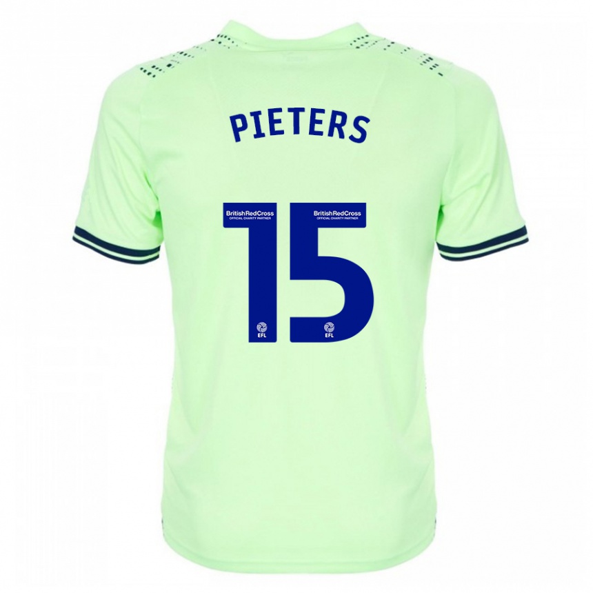 Vaikiškas Erik Pieters #15 Karinis Jūrų Laivynas Išvykos Marškinėliai 2023/24 T-Shirt