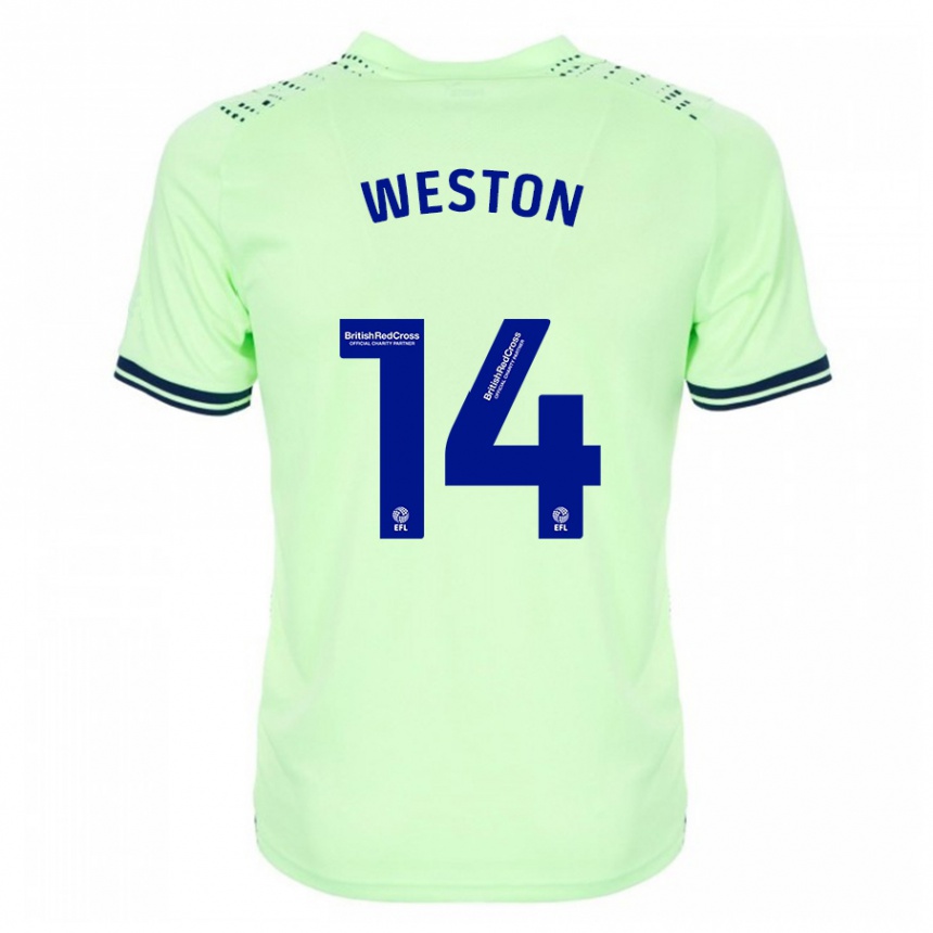 Vaikiškas Steph Weston #14 Karinis Jūrų Laivynas Išvykos Marškinėliai 2023/24 T-Shirt