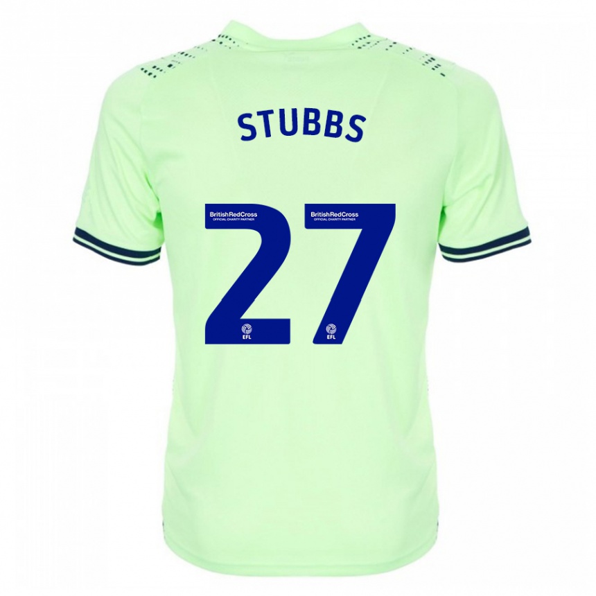 Vaikiškas Olivia Stubbs #27 Karinis Jūrų Laivynas Išvykos Marškinėliai 2023/24 T-Shirt
