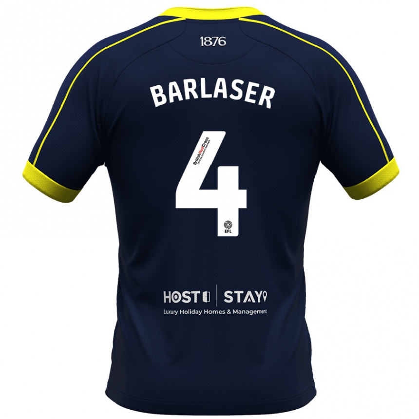 Vaikiškas Dan Barlaser #4 Karinis Jūrų Laivynas Išvykos Marškinėliai 2023/24 T-Shirt