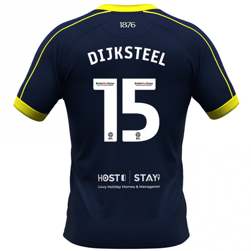 Vaikiškas Anfernee Dijksteel #15 Karinis Jūrų Laivynas Išvykos Marškinėliai 2023/24 T-Shirt