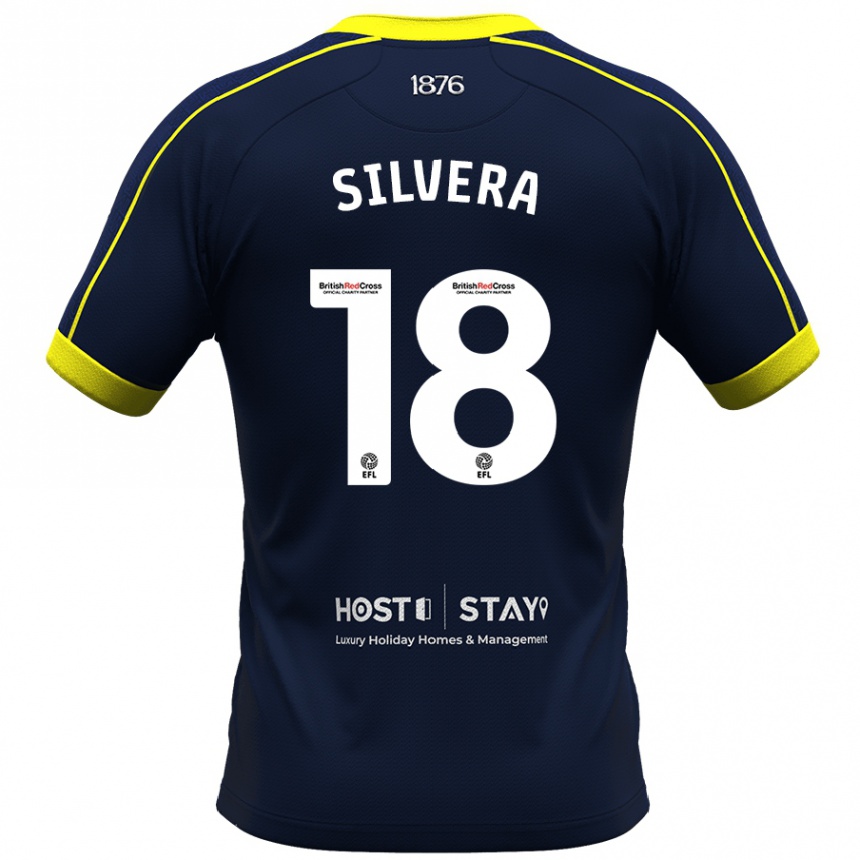 Vaikiškas Sam Silvera #18 Karinis Jūrų Laivynas Išvykos Marškinėliai 2023/24 T-Shirt