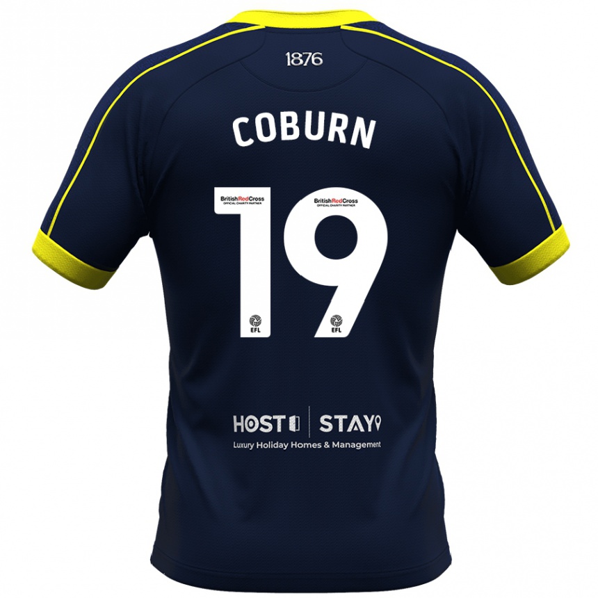 Vaikiškas Josh Coburn #19 Karinis Jūrų Laivynas Išvykos Marškinėliai 2023/24 T-Shirt