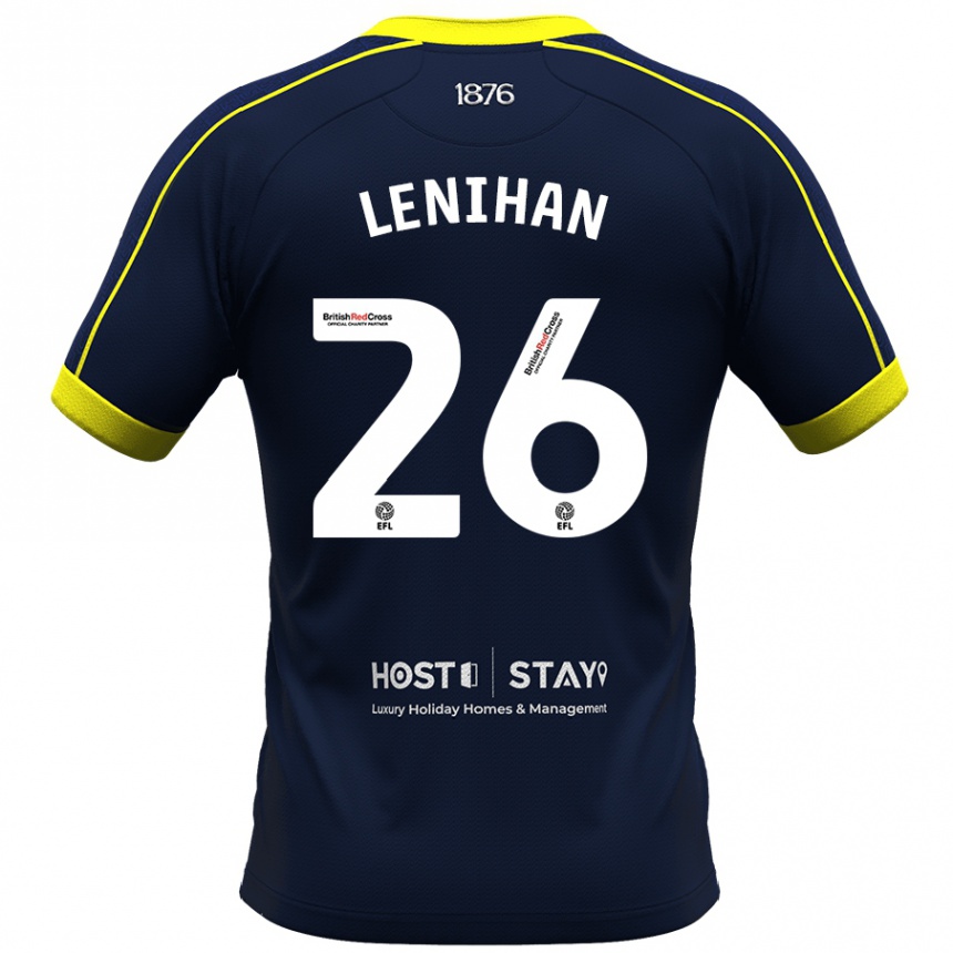 Vaikiškas Darragh Lenihan #26 Karinis Jūrų Laivynas Išvykos Marškinėliai 2023/24 T-Shirt