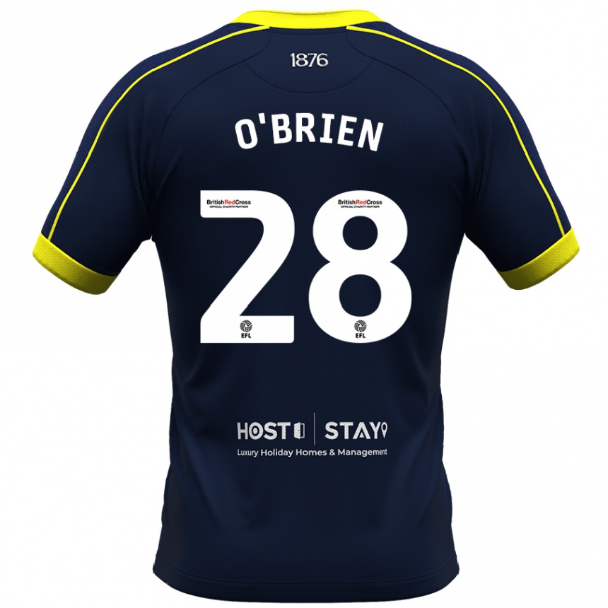 Vaikiškas Lewis O'brien #28 Karinis Jūrų Laivynas Išvykos Marškinėliai 2023/24 T-Shirt