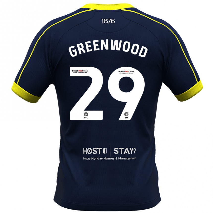 Vaikiškas Sam Greenwood #29 Karinis Jūrų Laivynas Išvykos Marškinėliai 2023/24 T-Shirt