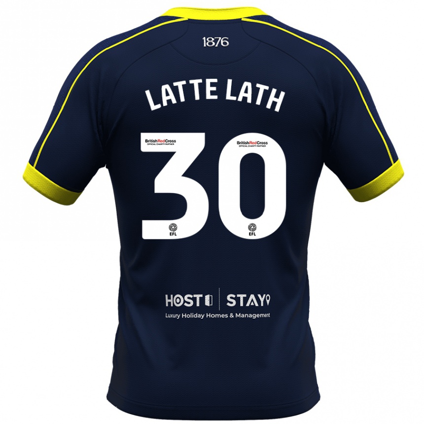 Vaikiškas Emmanuel Latte Lath #30 Karinis Jūrų Laivynas Išvykos Marškinėliai 2023/24 T-Shirt