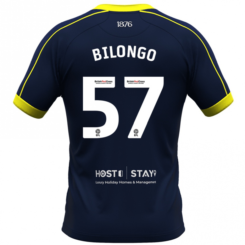 Vaikiškas Bryant Bilongo #57 Karinis Jūrų Laivynas Išvykos Marškinėliai 2023/24 T-Shirt