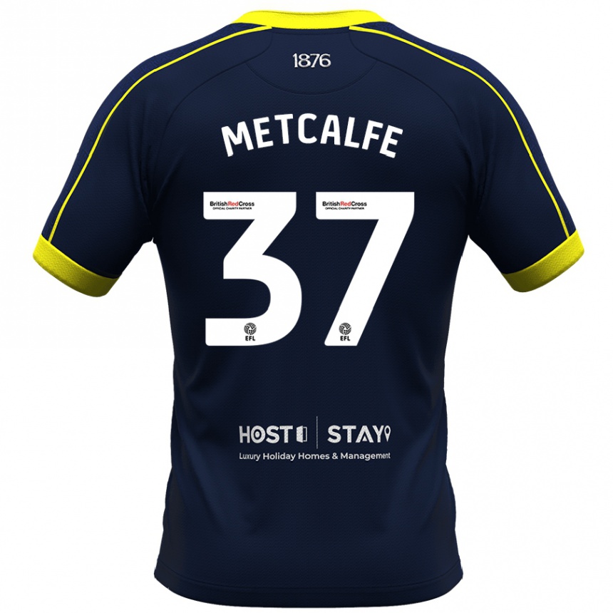 Vaikiškas Max Metcalfe #37 Karinis Jūrų Laivynas Išvykos Marškinėliai 2023/24 T-Shirt