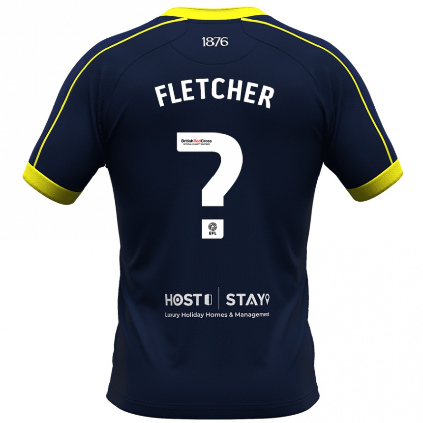 Vaikiškas Isaac Fletcher #0 Karinis Jūrų Laivynas Išvykos Marškinėliai 2023/24 T-Shirt