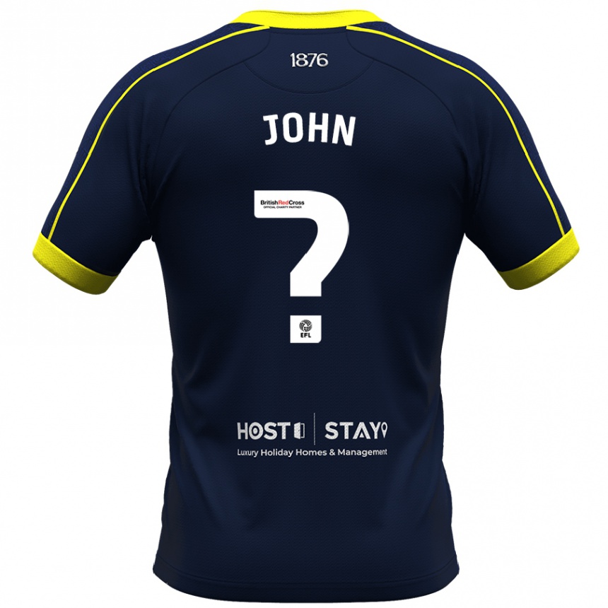 Vaikiškas Fenton John #0 Karinis Jūrų Laivynas Išvykos Marškinėliai 2023/24 T-Shirt