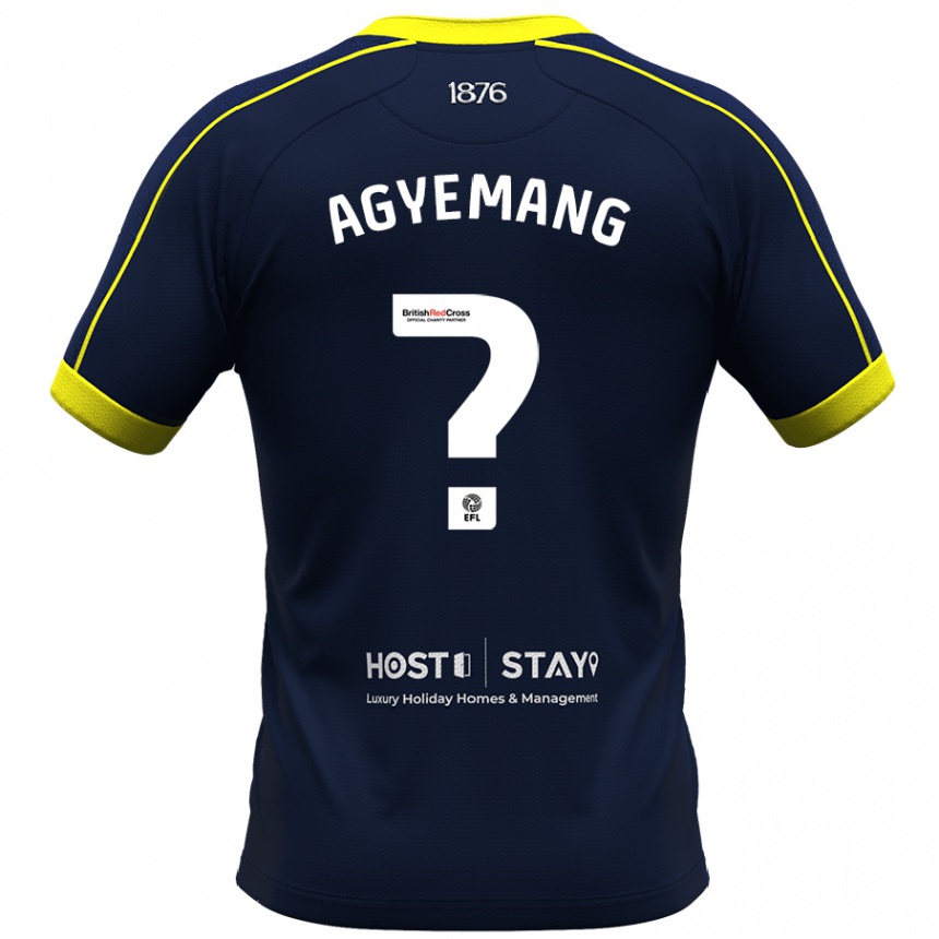 Vaikiškas Terrell Agyemang #0 Karinis Jūrų Laivynas Išvykos Marškinėliai 2023/24 T-Shirt