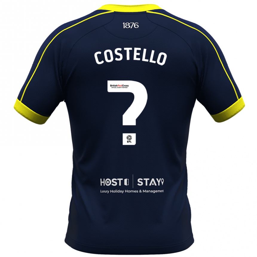 Vaikiškas Jd Costello #0 Karinis Jūrų Laivynas Išvykos Marškinėliai 2023/24 T-Shirt