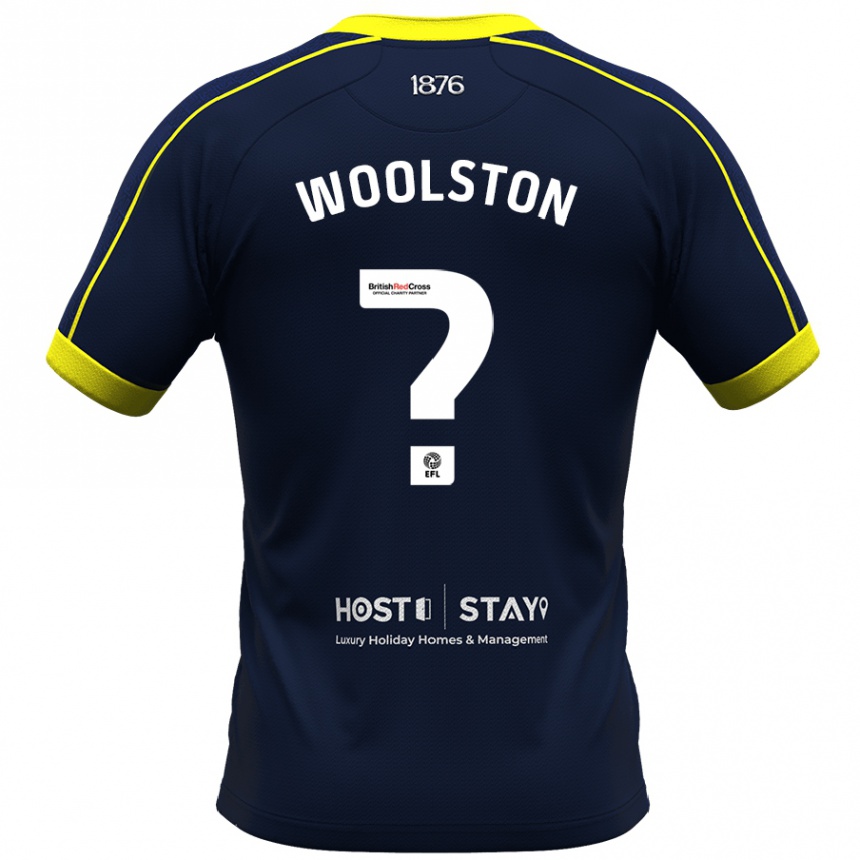 Vaikiškas Luke Woolston #0 Karinis Jūrų Laivynas Išvykos Marškinėliai 2023/24 T-Shirt