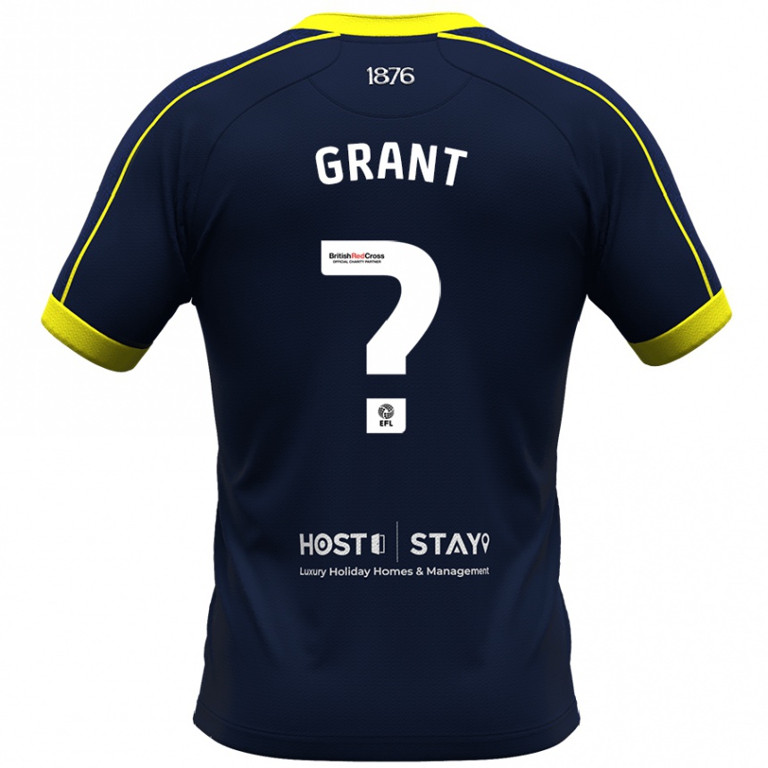 Vaikiškas George Grant #0 Karinis Jūrų Laivynas Išvykos Marškinėliai 2023/24 T-Shirt