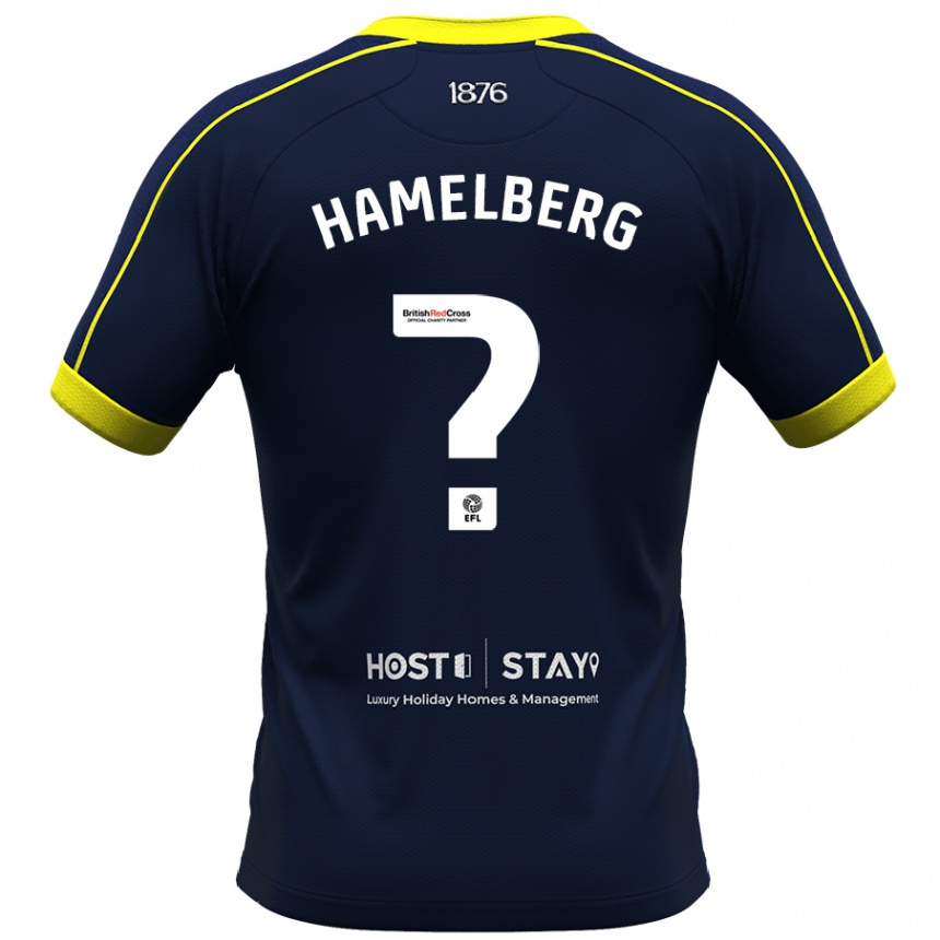 Vaikiškas Eric Hamelberg #0 Karinis Jūrų Laivynas Išvykos Marškinėliai 2023/24 T-Shirt