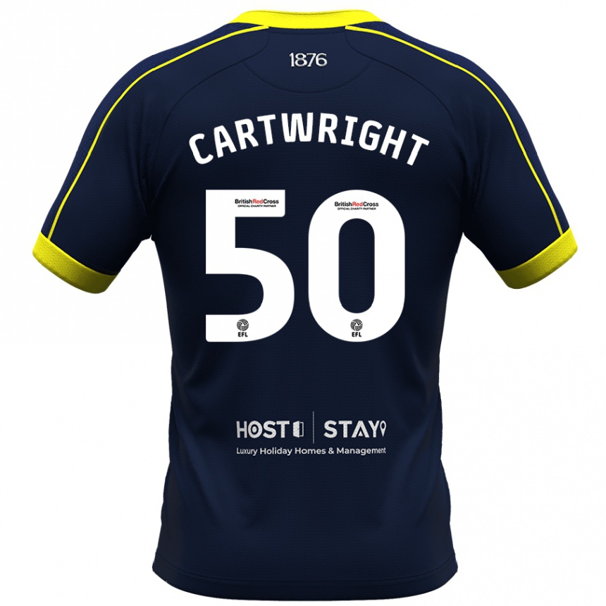 Vaikiškas Fin Cartwright #50 Karinis Jūrų Laivynas Išvykos Marškinėliai 2023/24 T-Shirt