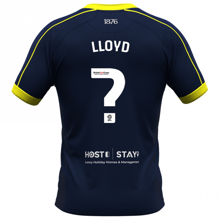 Vaikiškas Oliver Lloyd #0 Karinis Jūrų Laivynas Išvykos Marškinėliai 2023/24 T-Shirt