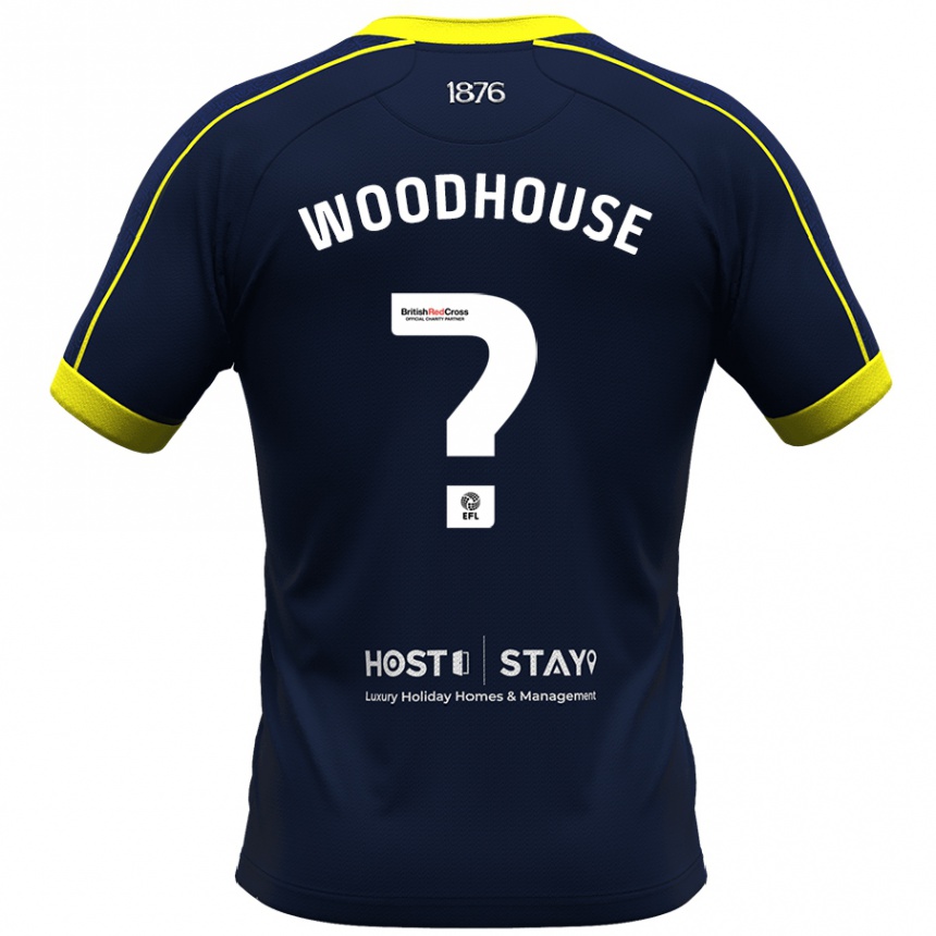 Vaikiškas Mccartney Woodhouse #0 Karinis Jūrų Laivynas Išvykos Marškinėliai 2023/24 T-Shirt