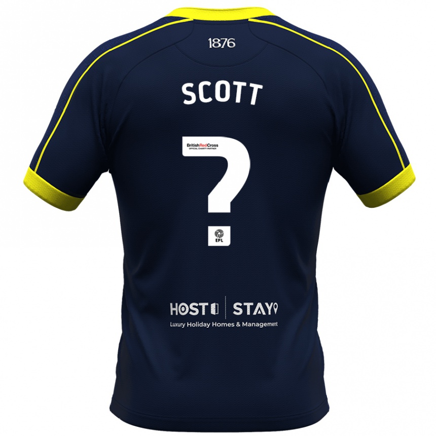 Vaikiškas Ethan Scott #0 Karinis Jūrų Laivynas Išvykos Marškinėliai 2023/24 T-Shirt