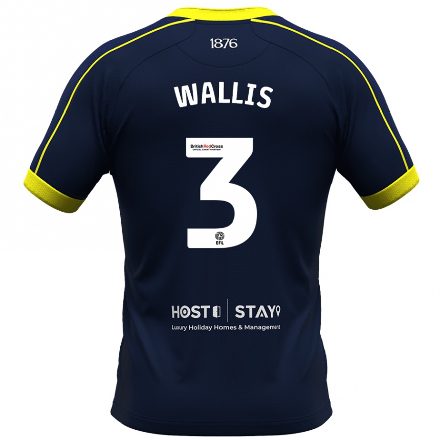 Vaikiškas Emma Wallis #3 Karinis Jūrų Laivynas Išvykos Marškinėliai 2023/24 T-Shirt