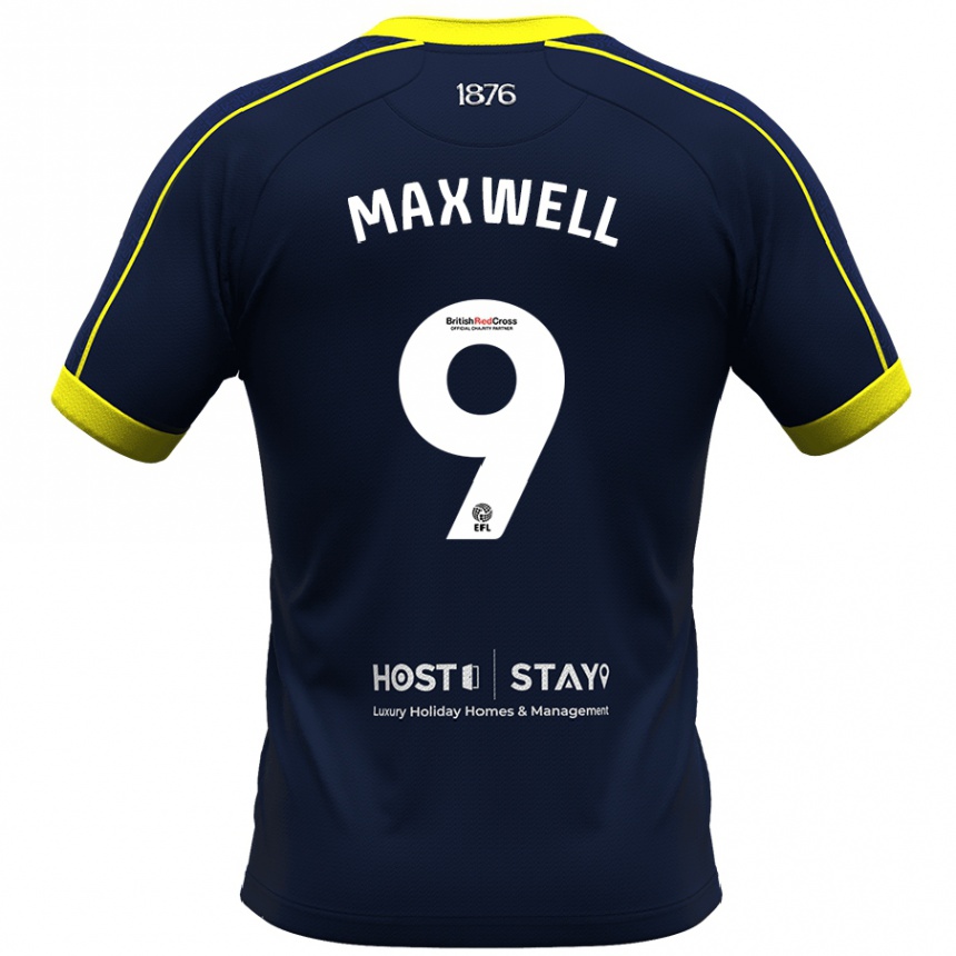 Vaikiškas Armani Maxwell #9 Karinis Jūrų Laivynas Išvykos Marškinėliai 2023/24 T-Shirt