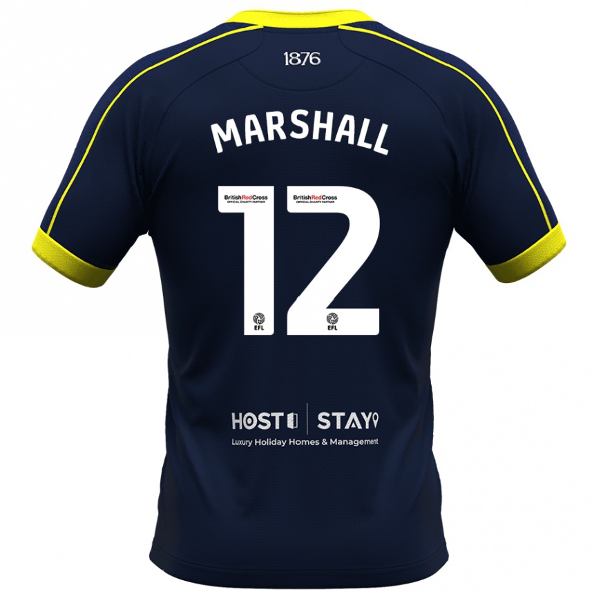 Vaikiškas Eve Marshall #12 Karinis Jūrų Laivynas Išvykos Marškinėliai 2023/24 T-Shirt