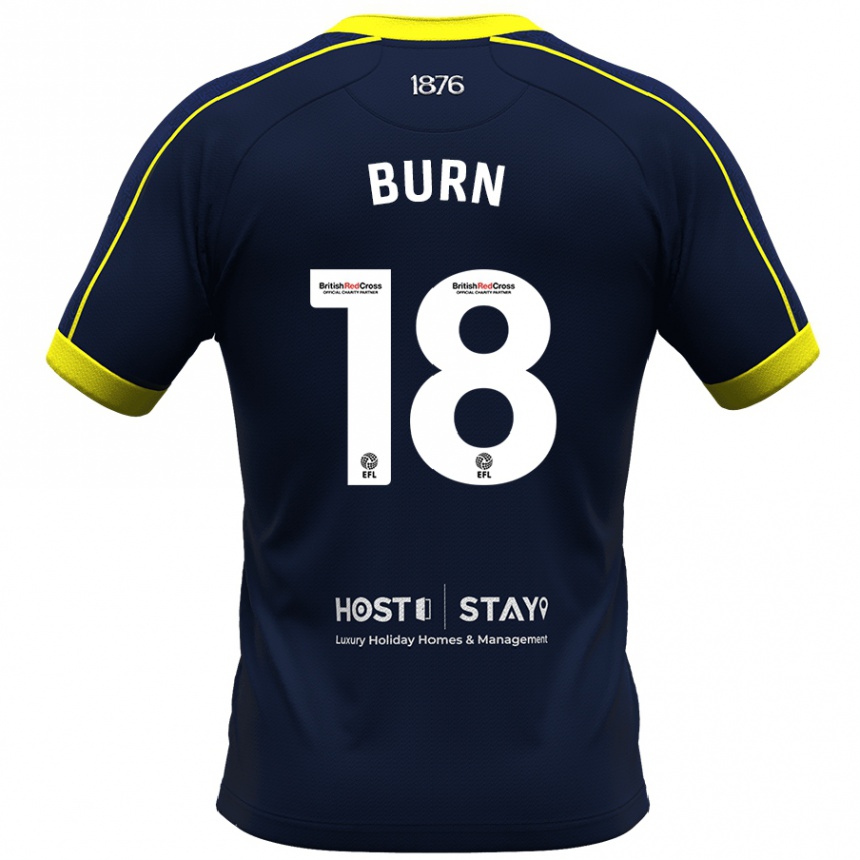 Vaikiškas Sarah Burn #18 Karinis Jūrų Laivynas Išvykos Marškinėliai 2023/24 T-Shirt