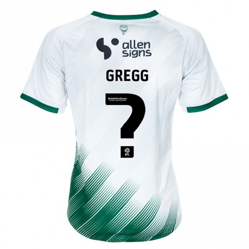 Vaikiškas Morgan Worsfold-Gregg #0 Baltas Išvykos Marškinėliai 2023/24 T-Shirt