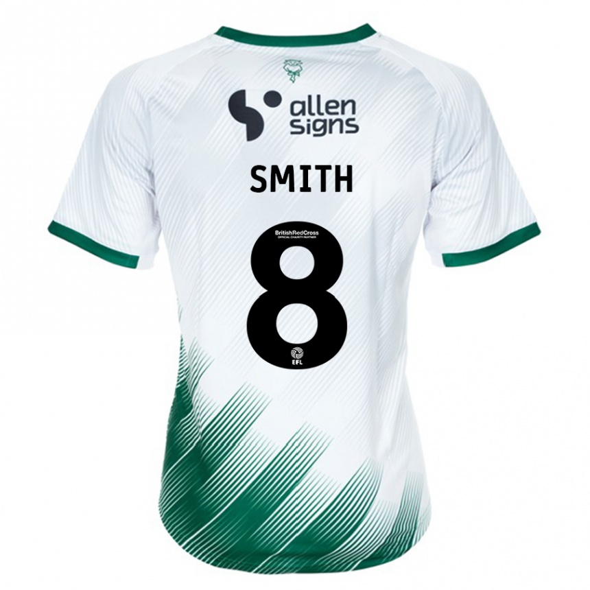 Vaikiškas Alistair Smith #8 Baltas Išvykos Marškinėliai 2023/24 T-Shirt