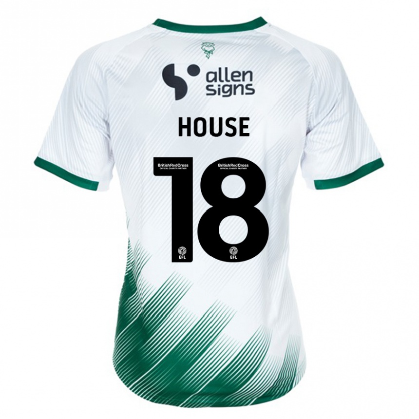 Vaikiškas Ben House #18 Baltas Išvykos Marškinėliai 2023/24 T-Shirt