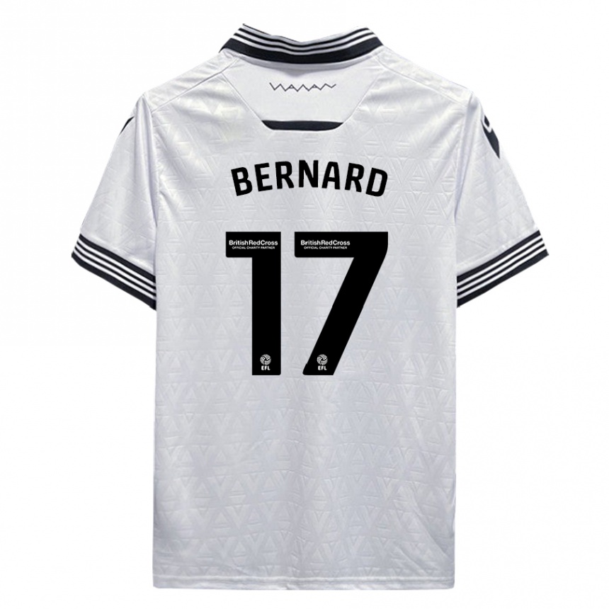 Vaikiškas Di'shon Bernard #17 Baltas Išvykos Marškinėliai 2023/24 T-Shirt