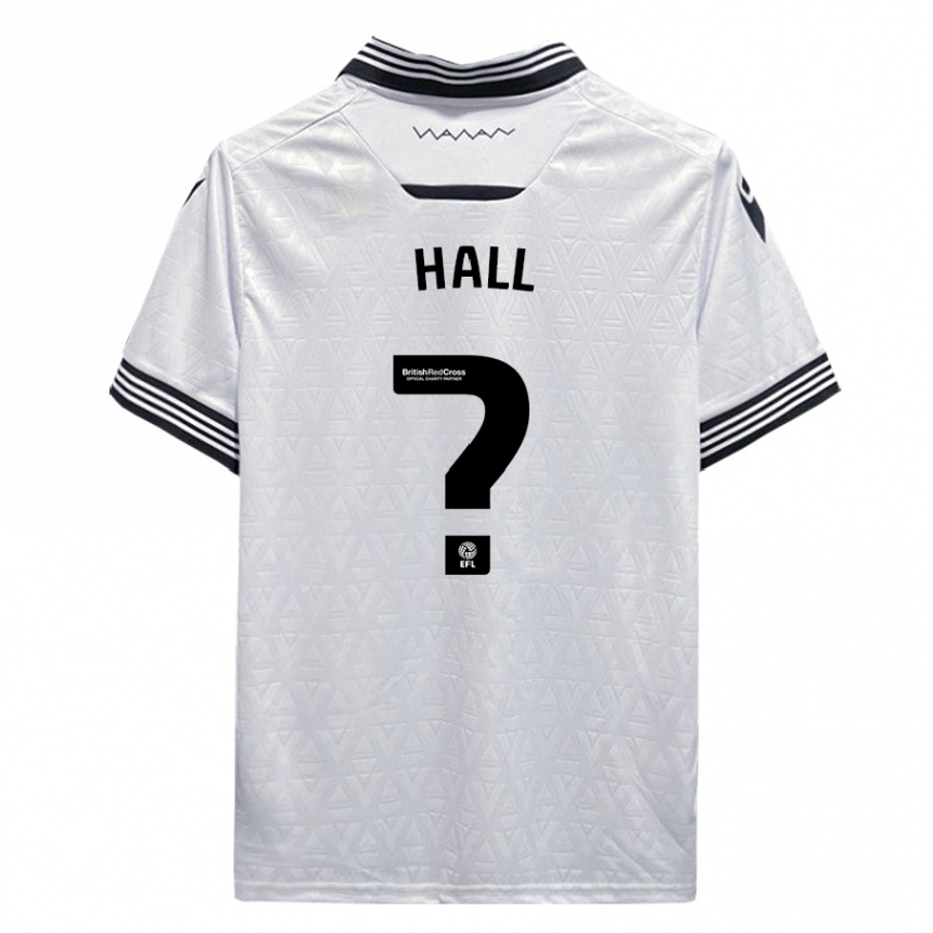 Vaikiškas Jack Hall #0 Baltas Išvykos Marškinėliai 2023/24 T-Shirt