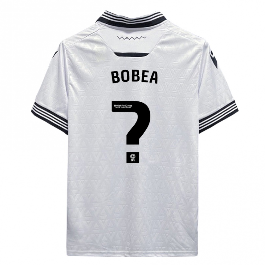 Vaikiškas Mario Bobea #0 Baltas Išvykos Marškinėliai 2023/24 T-Shirt