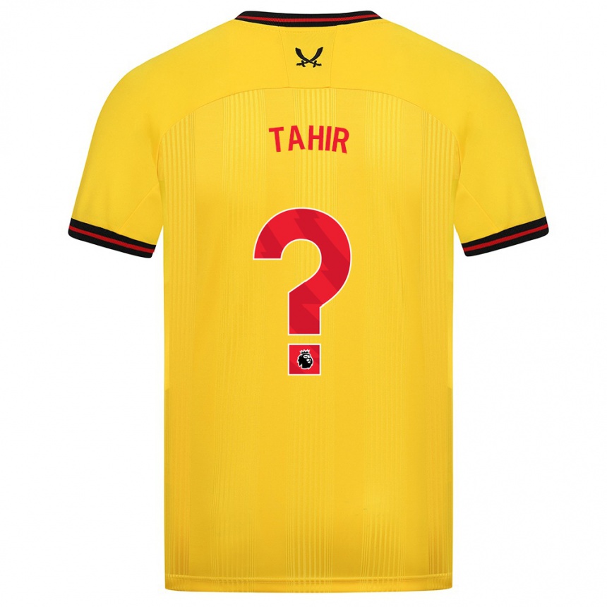 Vaikiškas Zain Tahir #0 Geltona Išvykos Marškinėliai 2023/24 T-Shirt