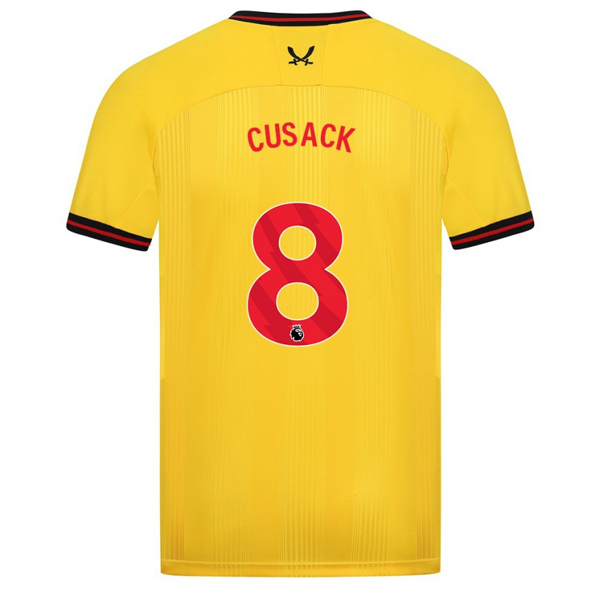 Vaikiškas Maddy Cusack † #8 Geltona Išvykos Marškinėliai 2023/24 T-Shirt