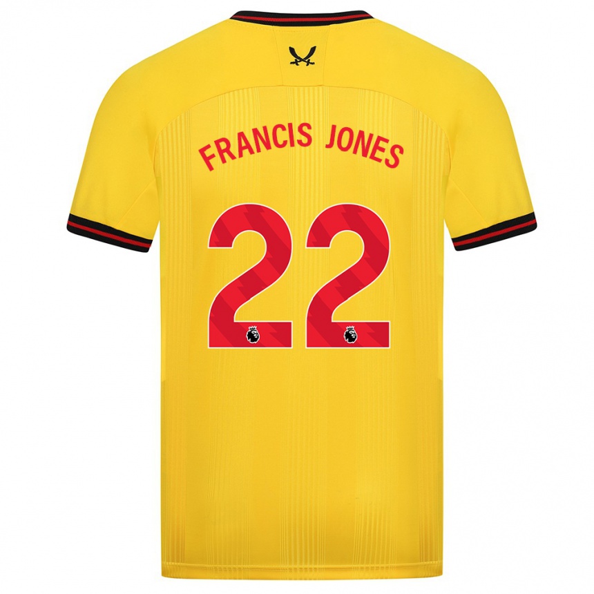 Vaikiškas Maria Francis-Jones #22 Geltona Išvykos Marškinėliai 2023/24 T-Shirt