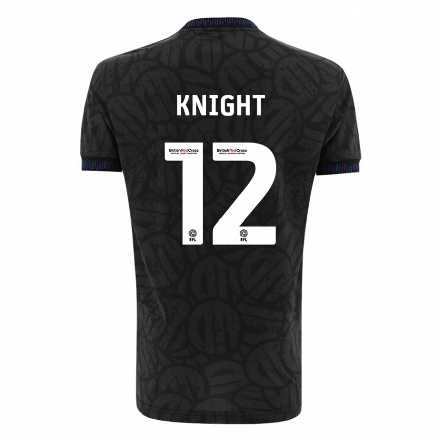 Vaikiškas Jason Knight #12 Juoda Išvykos Marškinėliai 2023/24 T-Shirt