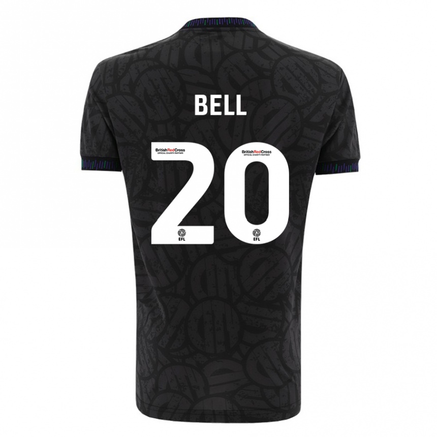 Vaikiškas Sam Bell #20 Juoda Išvykos Marškinėliai 2023/24 T-Shirt