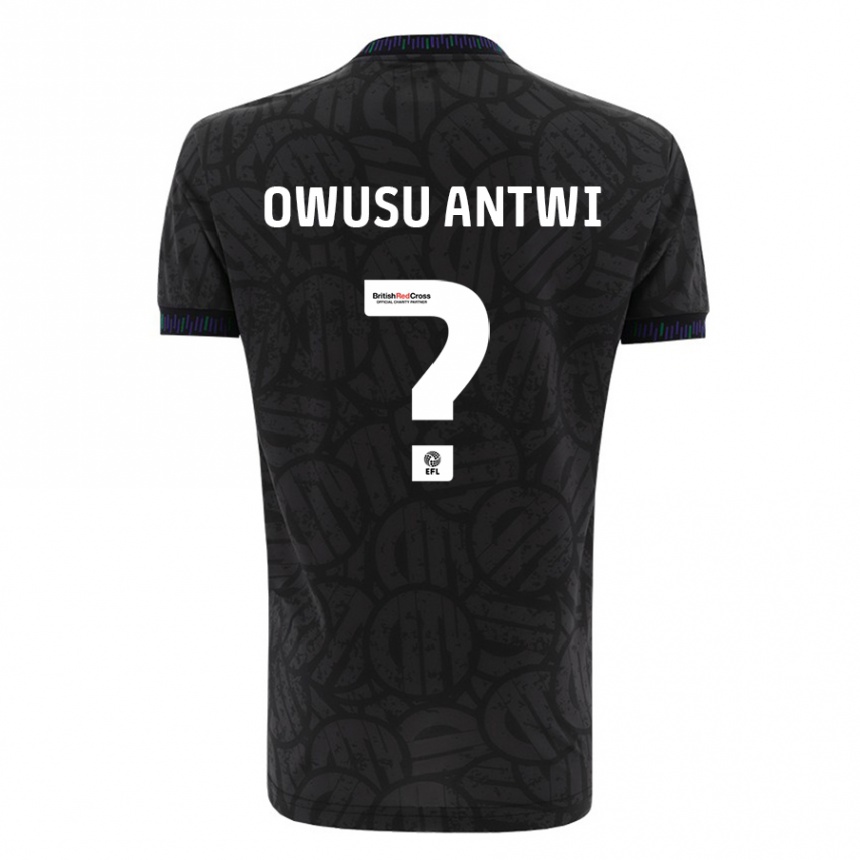 Vaikiškas Filbert Owusu-Antwi #0 Juoda Išvykos Marškinėliai 2023/24 T-Shirt