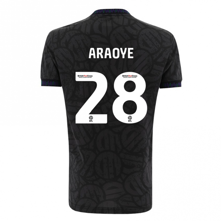 Vaikiškas Raphael Araoye #28 Juoda Išvykos Marškinėliai 2023/24 T-Shirt