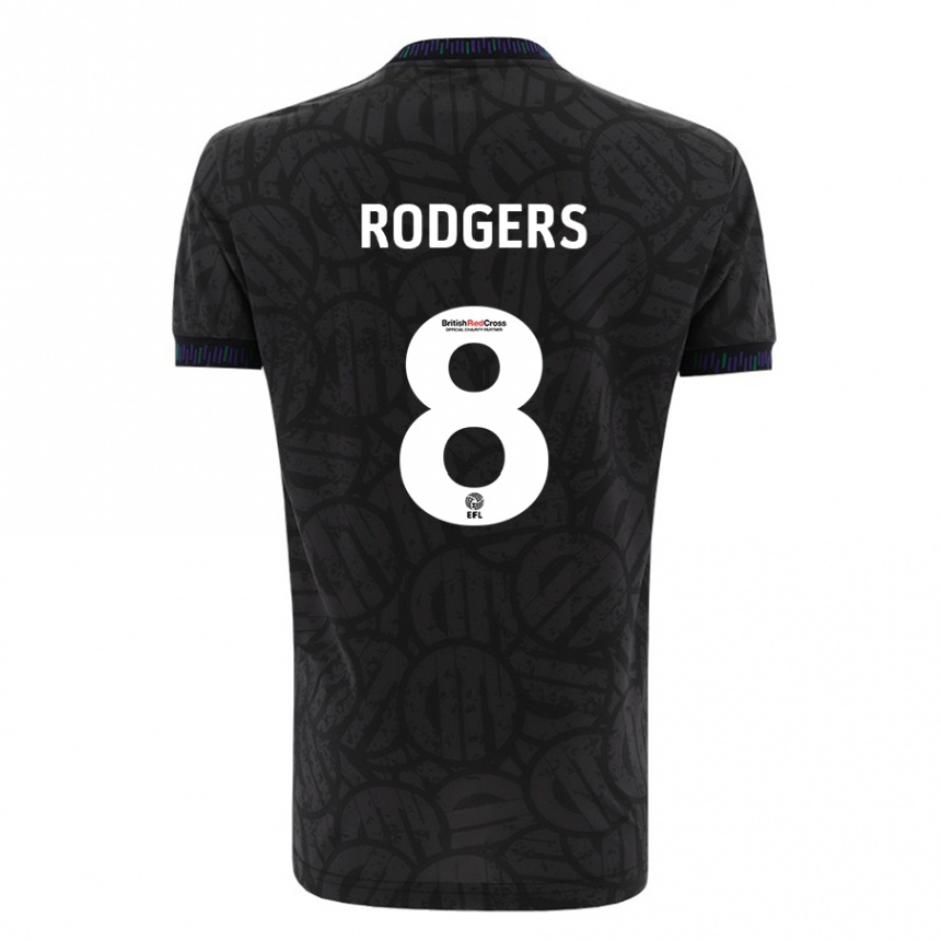 Vaikiškas Amy Rodgers #8 Juoda Išvykos Marškinėliai 2023/24 T-Shirt