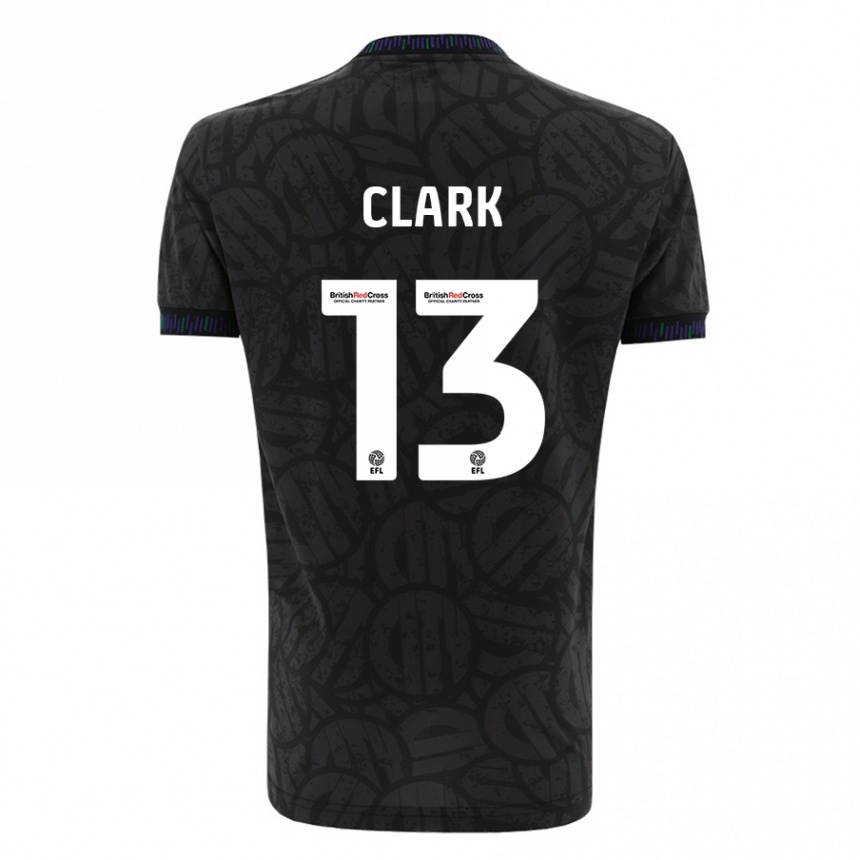 Vaikiškas Olivia Clark #13 Juoda Išvykos Marškinėliai 2023/24 T-Shirt