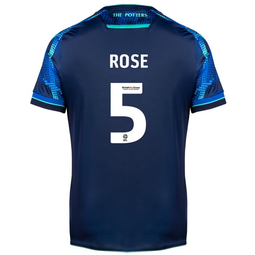 Vaikiškas Michael Rose #5 Karinis Jūrų Laivynas Išvykos Marškinėliai 2023/24 T-Shirt