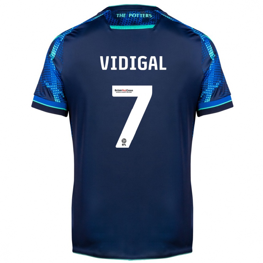 Vaikiškas André Vidigal #7 Karinis Jūrų Laivynas Išvykos Marškinėliai 2023/24 T-Shirt